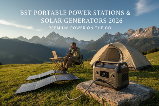 Best Portable Power Stations 2026: Solar Generators for Home & Outdoor Use