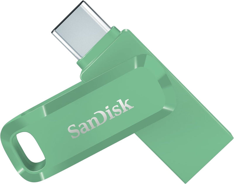 SanDisk Ultra Dual Drive Go Unit Flash USB 128GB USB 3.2 Gen 1 / USB-C Green Absenta