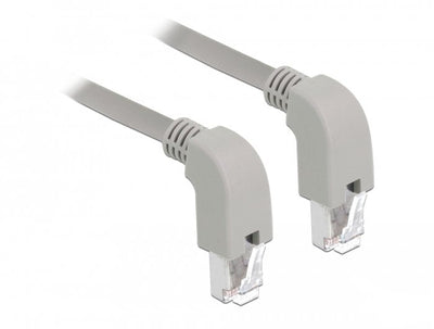Delock Network Cable RJ45 CAT.6A S/FTP 1M Grey — image 1