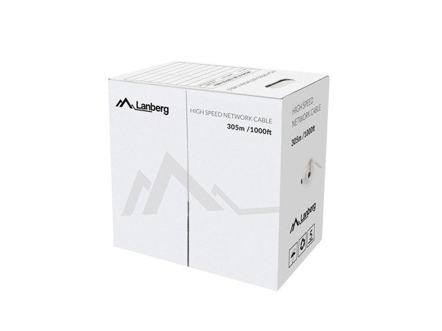 Lanberg LCU6-12CU-0305-S Network Cable 305M CAT.6 U/UTP (UTP) Grey