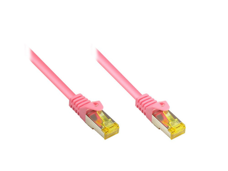 Good Connections Network Cable M. CAT.7 Rohk. Magenta 2M