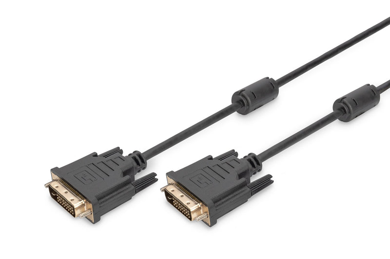 Assmann DVI Connection Cable DVI 24 + 1 2X Ferrit M 10.0M DVI-d Dual Link Bl