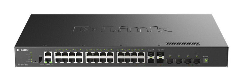 Switch Gestionable L3 D-link Stackable DXS-3410-32XY 24X10GBASE-T + 4X10G Sfp + 4X25G SFP28 MULTI-GL3 25G