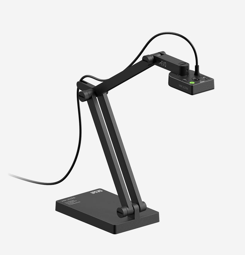 Ipevo Dok V4K Ultra USB 2.0/Uhd+ /13MP + Mikro&luz Black