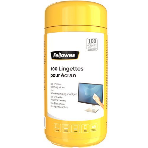 Fellowes 9970311 Kit Cleaning Computadora LCD/TFT/Plasma Paños Húmedos Cleaning Equipos