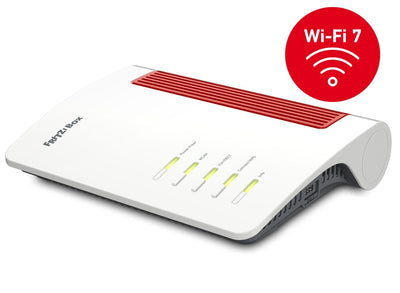 Router Wireless Box 5690 2.5 Gigabit Ethernet Double Band (2,4GHZ 5GHZ) Red White — image 1