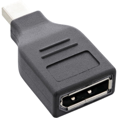 Inline Adapter DisplayPort, Mini DisplayPort Male a DisplayPort Female 4K/60HZ, Black — image 1