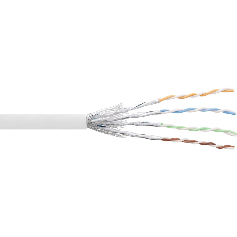 Inline Network Cable S/FTP Pimf CAT.6 White AWG27 Pvc Cu 100M