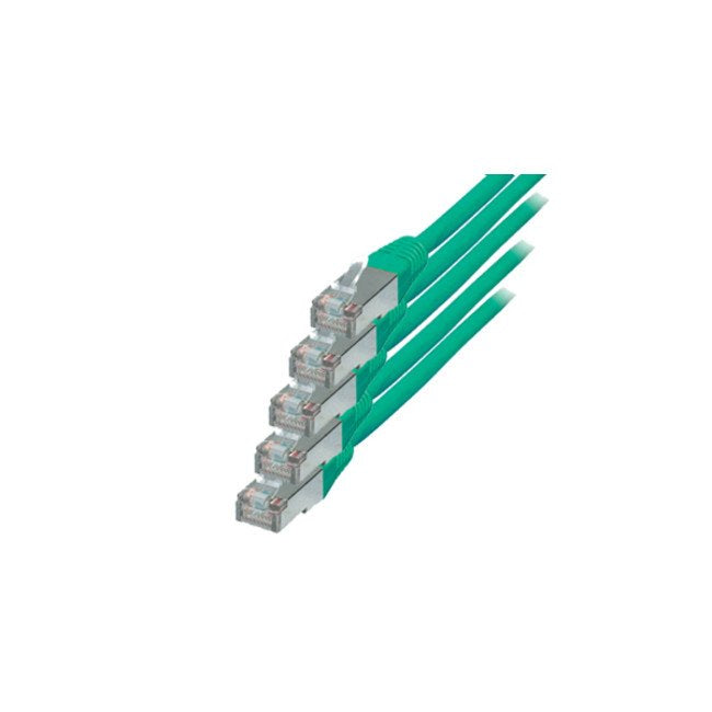 S-conn RJ45-RJ45, M-m, 1M Network Cable Green CAT.6 S/FTP (s-STP)