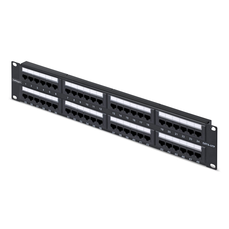 Patch Panel 2U 48 Ports CAT.6 RJ45 - UTP Type 110