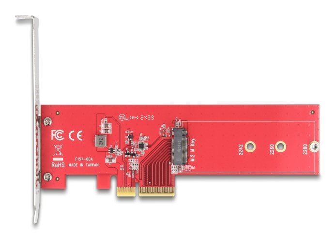 Pci Express 5.0 X4 Card a 1 X Intern NVMe M.2 Key M - Low Profile Formfaktor