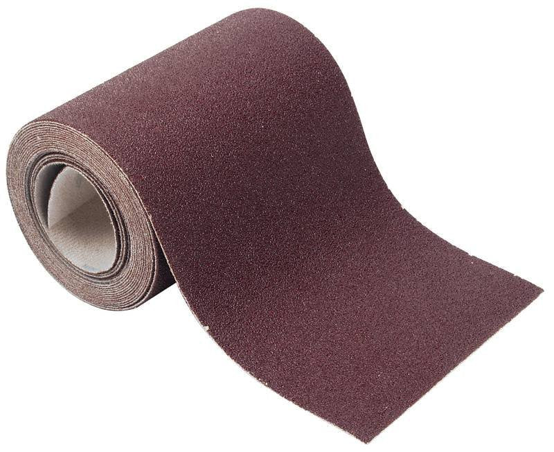 Wolfcraft Paper Roll Abrasivo Adhesive Grano 80, 4M X 115MM 1740000