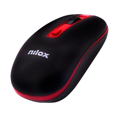 Nilox Mouse Wireless 1000 DPI Black/Red — image 1