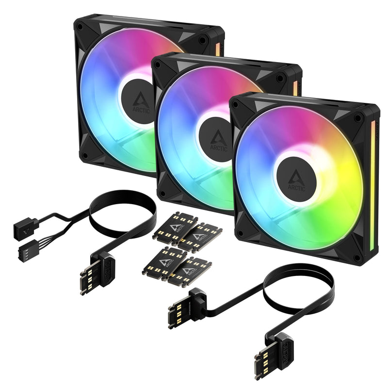Arctic Fan PC Bionix P14 A-rgb Black White Pack 3, 140MM) ACFAN00341A