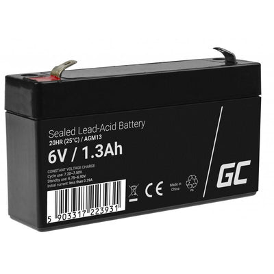 Green Cell AGM13 Battery Sistema UPS Sealed Lead Acid (vrla) 6V 1,3AH — image 1