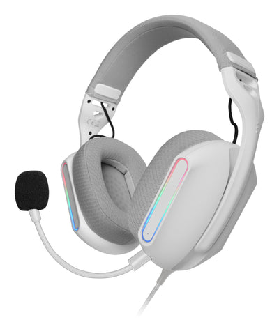 Mars Gaming Headphones Gaming With Microphone Mh-pro Jack 3.5 USB White — image 1