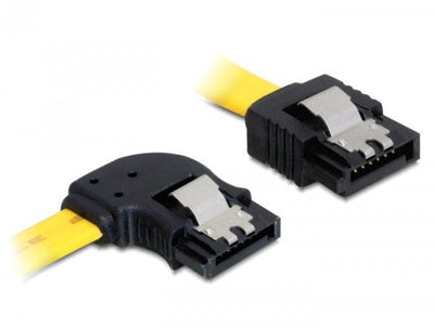 Delock Cable SATA SATA III - SATA Izquierdo M/M 0,50M Yellow — image 1