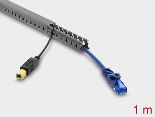 Canaleta Cableado 16 X 16MM - Length 1M Grey — image 1