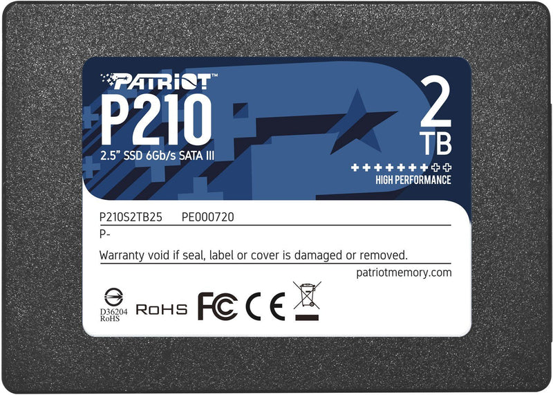 Patriot Hard Drive P210 2.5 SSD 2TB SATA 3
