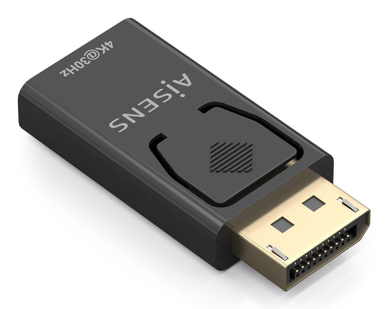 Aisens Converter DisplayPort a HDMI 4K@30HZ, DP/M-hdmi/H, Black