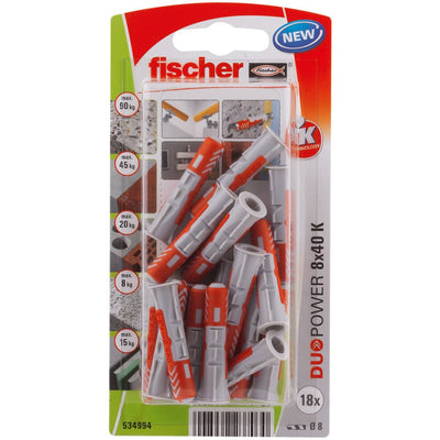 Fischer Blister 18 Tacos Duopower Ø8X40MM 534994 — image 1