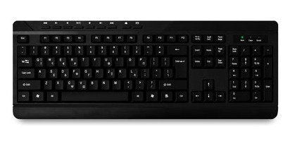Mediarange Keyboard Multimedia Keyboard Black QWERTY Gr