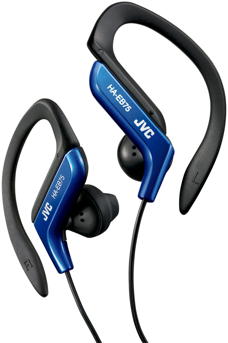 JVC Headphones HA-EB75 Blue Deportivos With Hook Sujeción Adjustable
