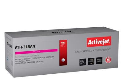 Activejet Toner ATH-313AN (reemplazo Canon HP 126A CRG-729M CE313A - Premium - 1000 Páginas - Magenta — image 1