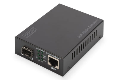 Digitus Convertidor Medios Gigabit PoE, RJ45 / Sfp, Pse (Gigabit PoE Media Converter - Sfp 10/100/1000BASE-T T — image 1