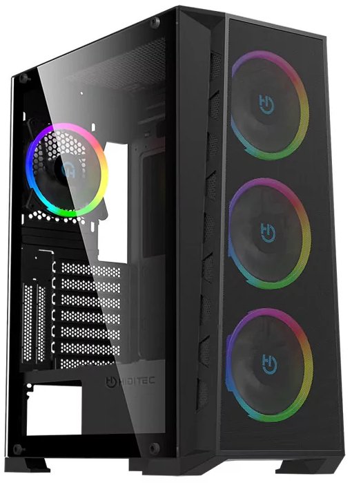 Hiditec Box Gaming Semitorre MH12 Metal Mesh