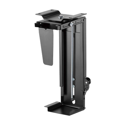 Aisens Mount Swivel And Height Personalizable CPU Debajo Desktop With Mango Bloqueo Facil - Black — image 1