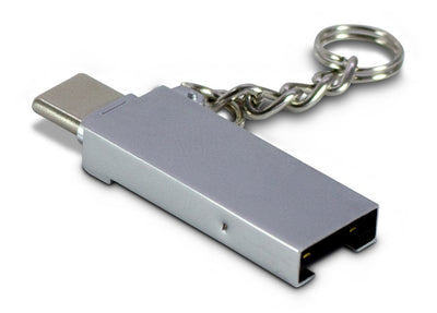 Card Reader External Inter-tech 88885469 Zinc USB 2.0 Type-a/Type-c — image 1