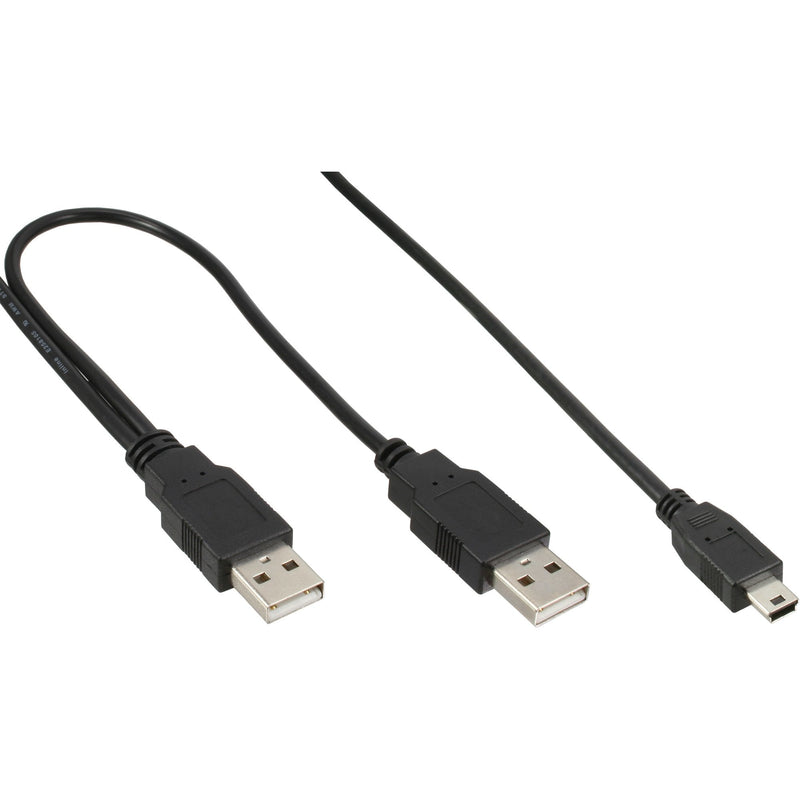 Inline USB Mini- And Cable 2X Male Type a Mini-b Male 5 Pines 1,0M