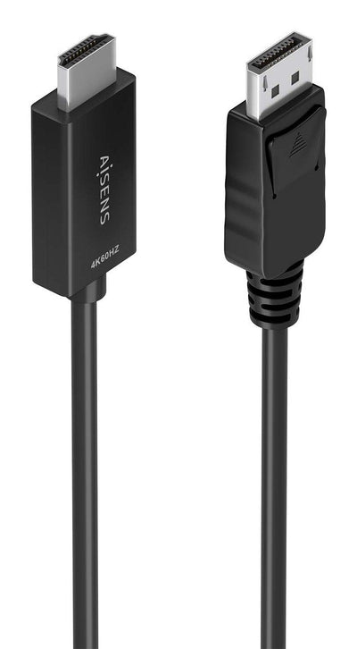 Aisens Cable Converter DisplayPort a HDMI 4K@60HZ, DP/M-hdmi/M, Black 3.0M — image 1