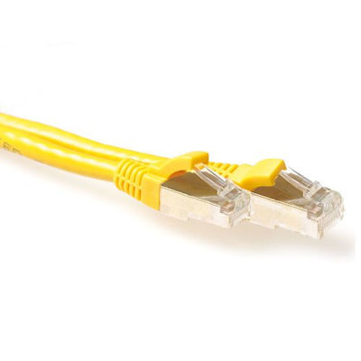 Yellow 15 Meter Lszh SFTP CAT.6A Patch Cable Snagless With RJ45 Connectors — image 1