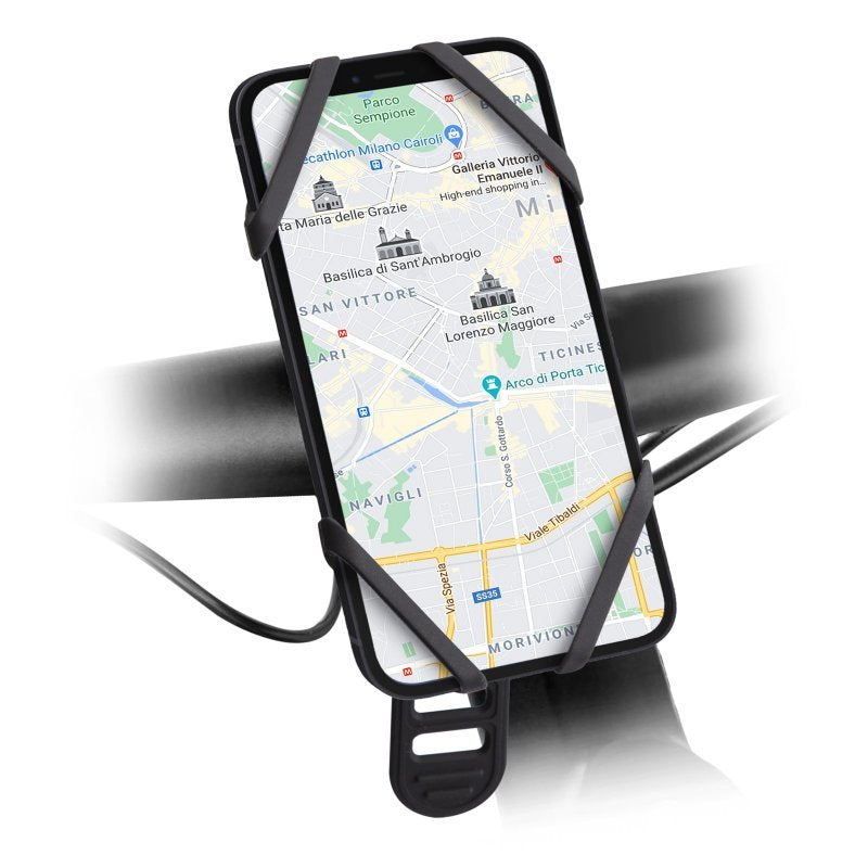 Sbs Stand Phone Silicone Up To 6.5 '' Bicicletas / Scooters Eléctricos, Black