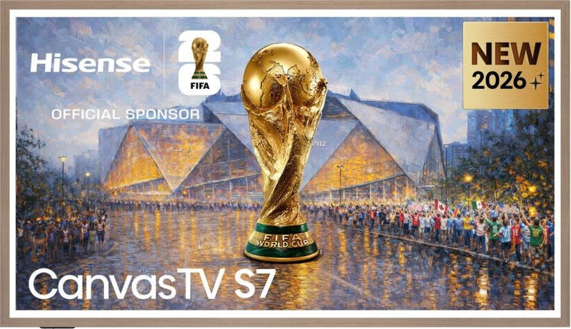 Hisense TV 55S7S 55 UHD 4K QLED Canvas Modo Arte Hi-matte 144HZ Gaming