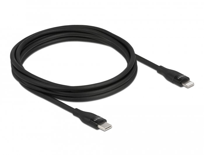 Delock USB Cable Type-c a Lightning™ Black 2M Mfi
