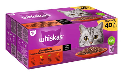 Whiskas Classic Meals In Sauce - Comida Húmeda Gatos - 40X85 G — image 1