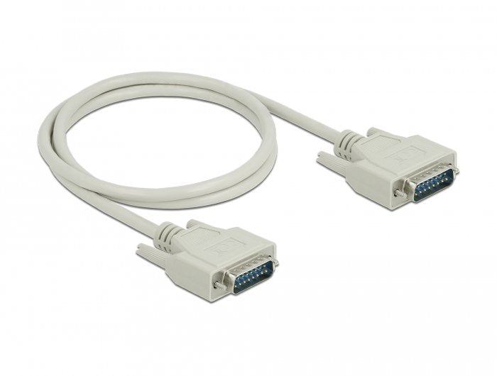 Delock Serielles Cable D-SUB15 Connector Male a Male 1M