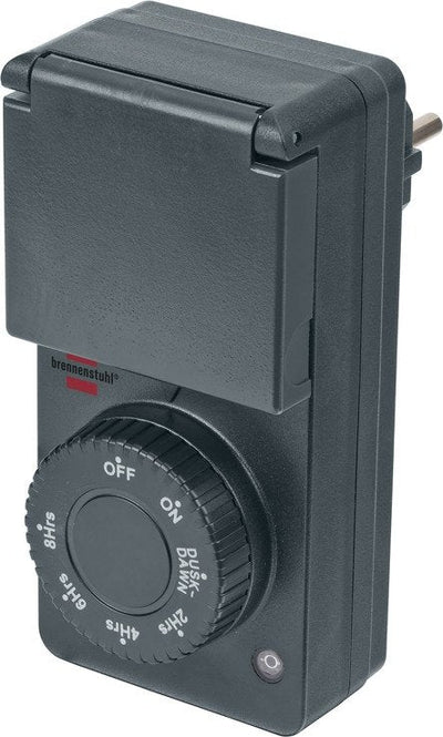 Brennenstuhl Temporizador With Sensor Crepuscular Ddt IP 44 1506120 — image 1