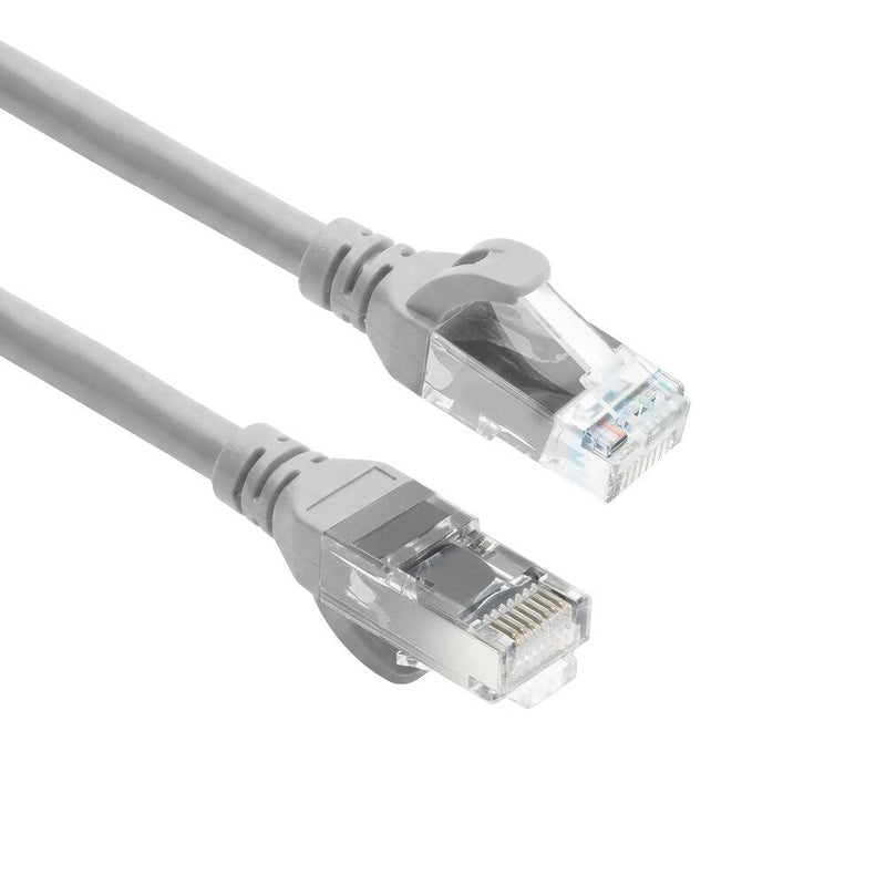 Grey 10 Meters Tpe U UTP CAT.6A Ultra-flex Patch Cable Snagless With RJ45 Connectors