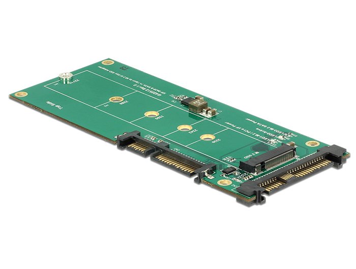 Delock 62864 Convertidor U.2 SFF-8639 NVMe / SATA 22 Pines 1 X Slot M M.2