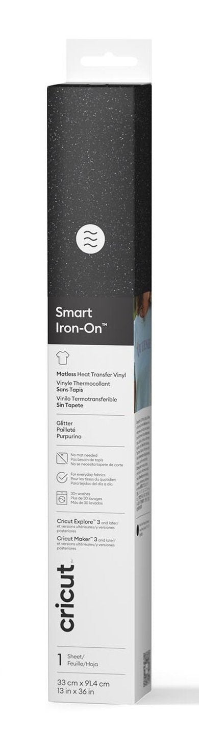 Cricut Smart Iron-on 33X91CM (glitter Black) — image 1