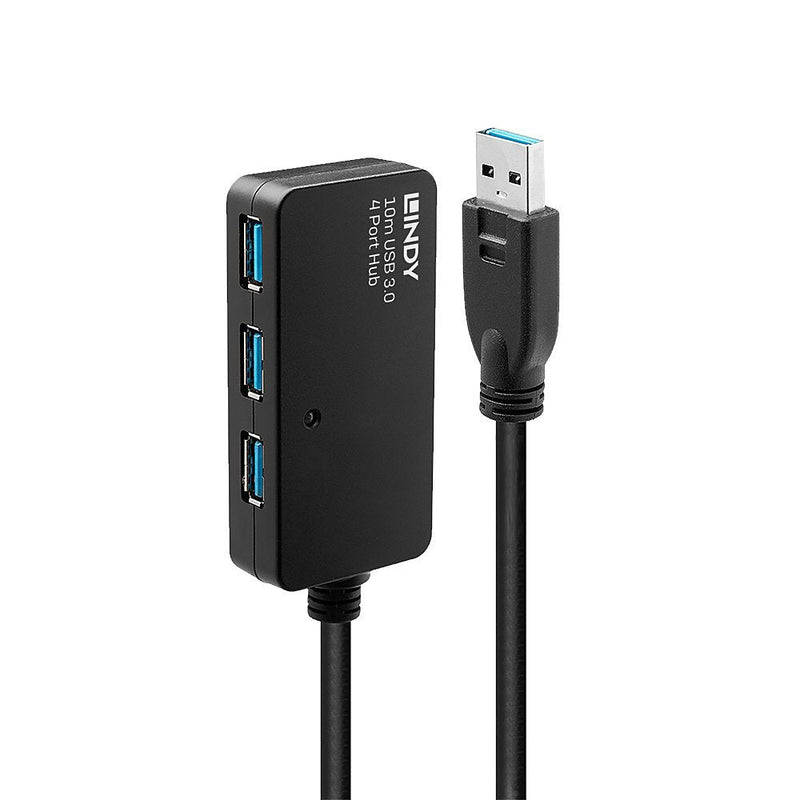Lindy USB 3.0 Active Extension Hub Pro 4 Ports 10M