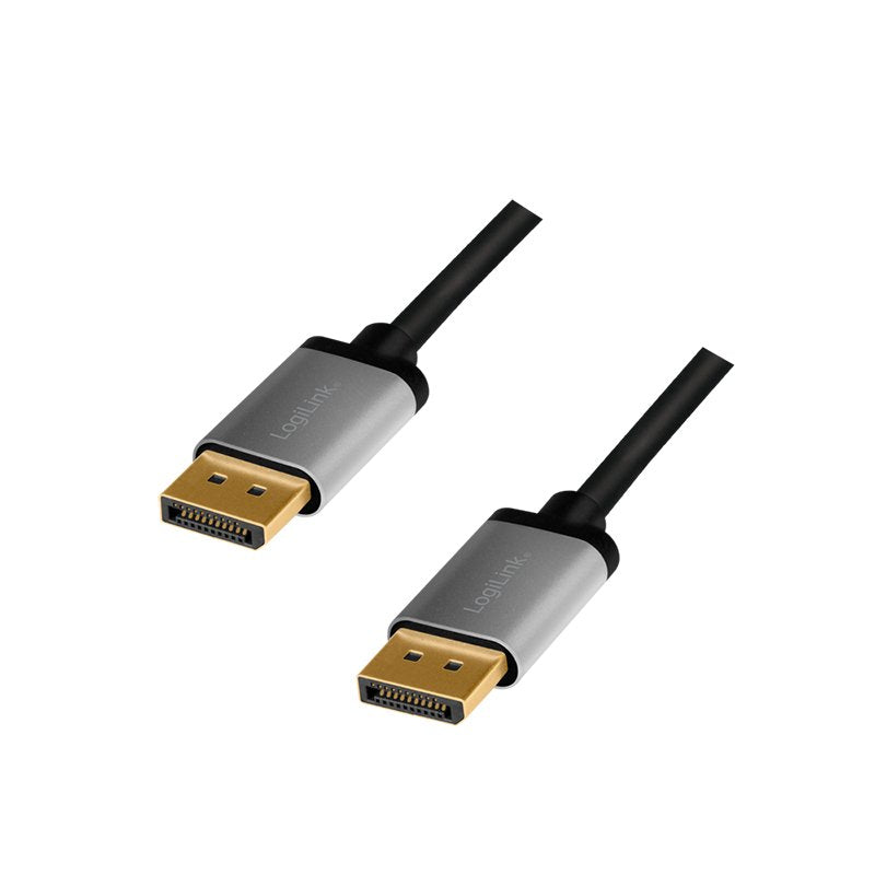 Logilink CDA0101 Cable DisplayPort 2M Black Grey