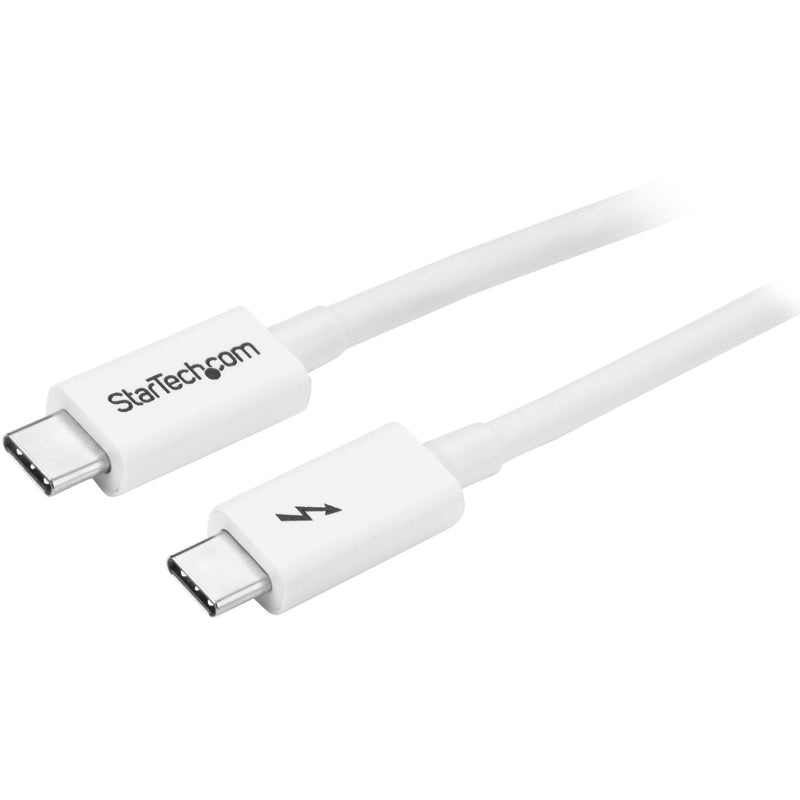 Cable 1M Thunderbolt 3 USB-C Cabl White Compatible DisplayPort