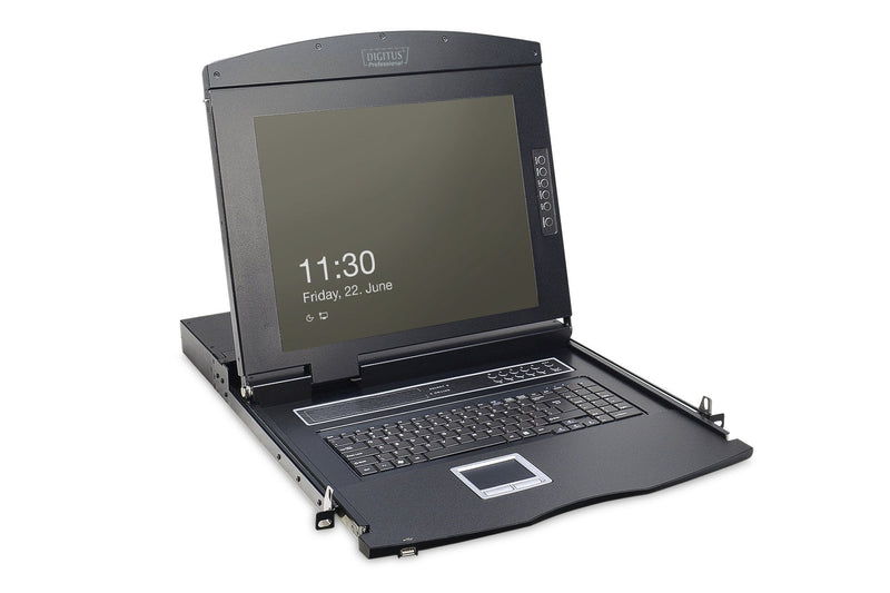 Digitus Console Modular With TFT 17 (43,2CM), KVM 8 Ports And Panel Touchscreen Keyboard English (us)