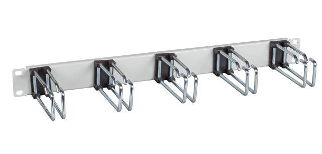 Efb 19 1HE Panel Organiser Cables, 5X Stand Lwl, Grey