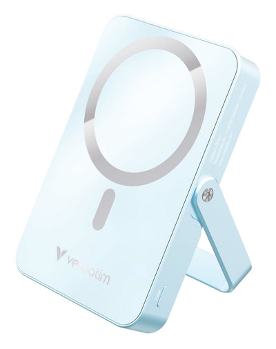 Verbatim Power Bank With Standfuss Mag.wireless 10000MA Blue 32266 — image 1